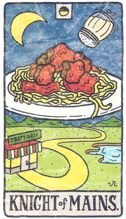 Food Fortunes. A Deck of Dinner Divination